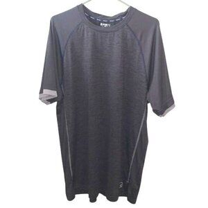 And1 Mens Large Gray Performance Athletic T-Shirt With Reflective Details